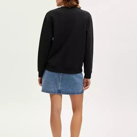 New🖤🤎❤️🤍💛💙Coach Rainbow Heart Signature Crewneck